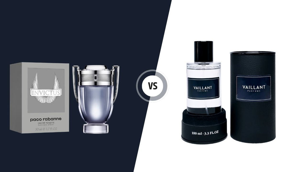 L'Invictus pour Homme vs le magnétisme Vaillant Désir Parfum - Vaillant Parfums